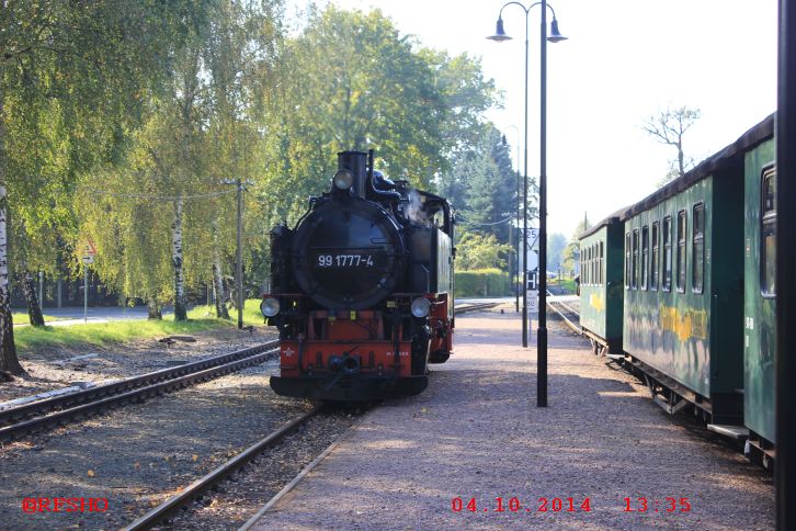 Lößnitzgrundbahn in Moritzburg