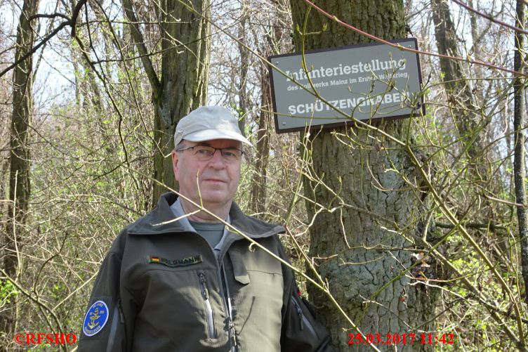 Naturschutzgebiet Gau-Algesheimer Kopf, Infanteriestellung