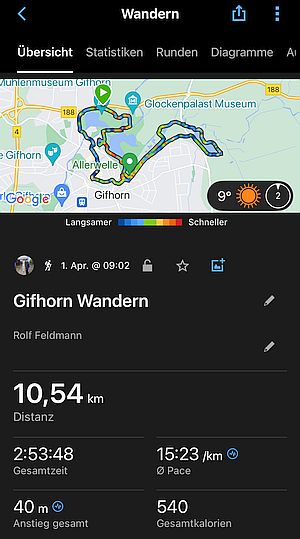 Wanderung um Gifhorn GTW 1059 NDS