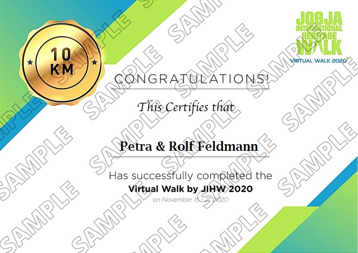 E-certificate Virtual Walk by JIHW 2020