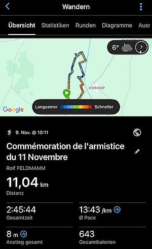 Commémoration de l'Armisstice du 11 Novembre