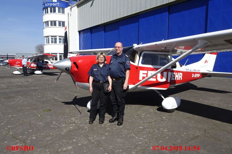 Flugbeobachter Petra F. und Rolf F.