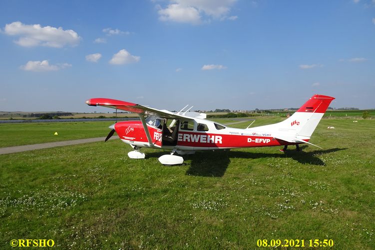 Cessna 206 D-EFVP am Flugplatz EDCB