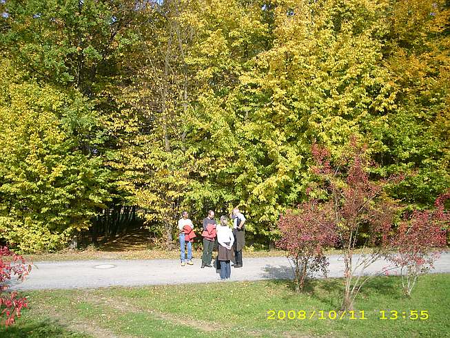 Hessenpark, die Wandergruppe